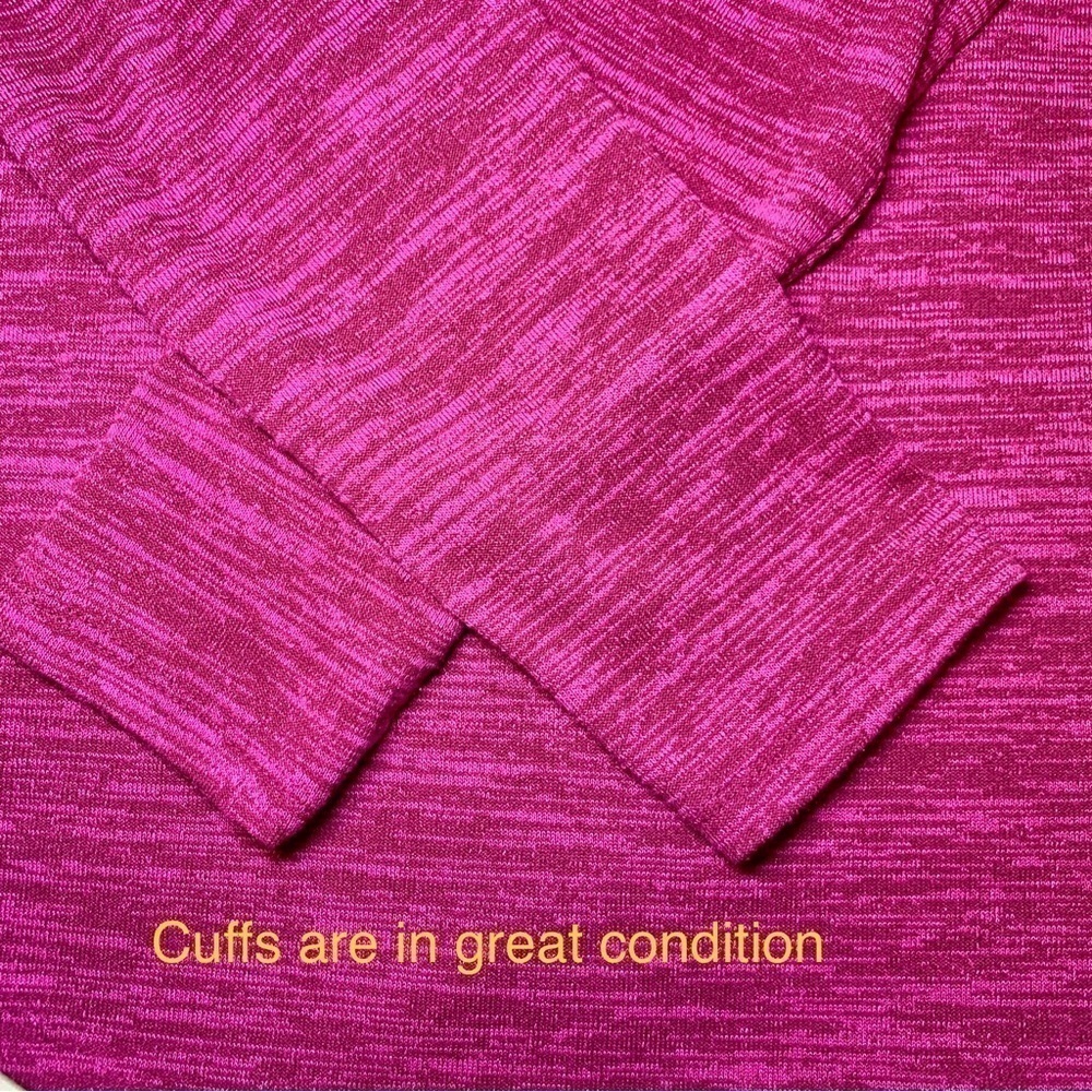 👀 Juicy Couture Fuscia Pink Top With Thumbholes, Pre-Owned, XL/16-18 🦋 - Picture 6 of 11